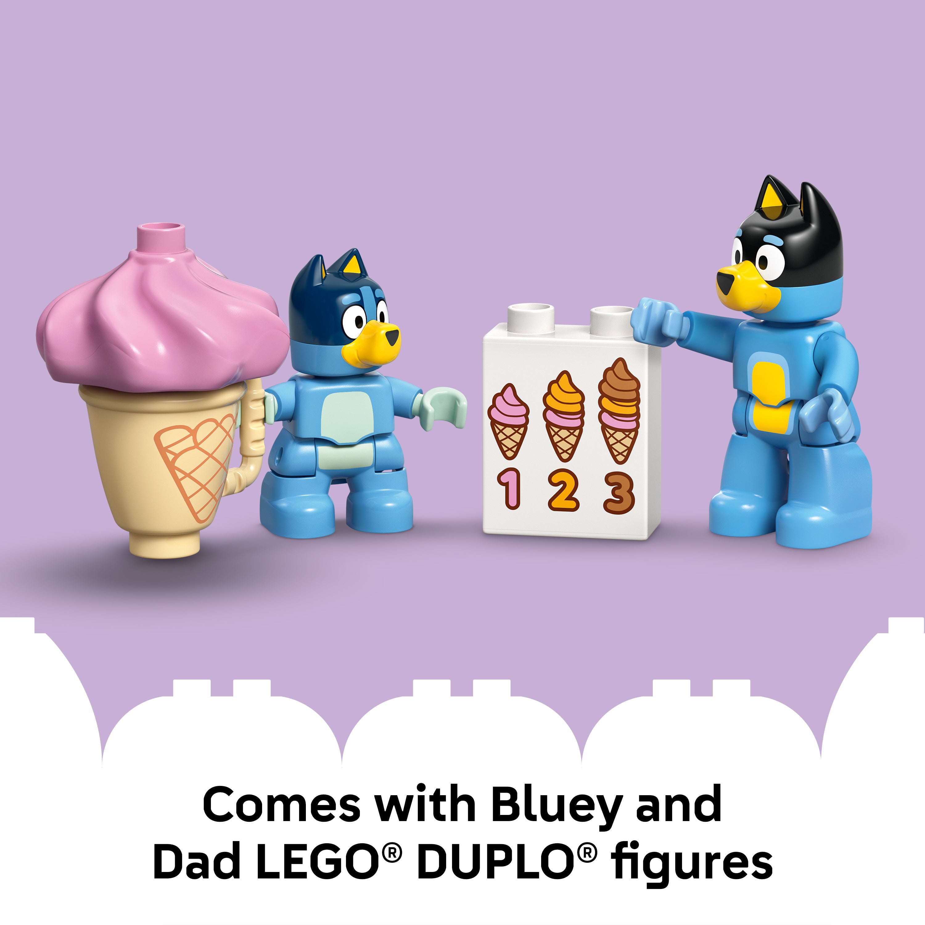 Lego 10458 Ice Cream Trip with Bluey