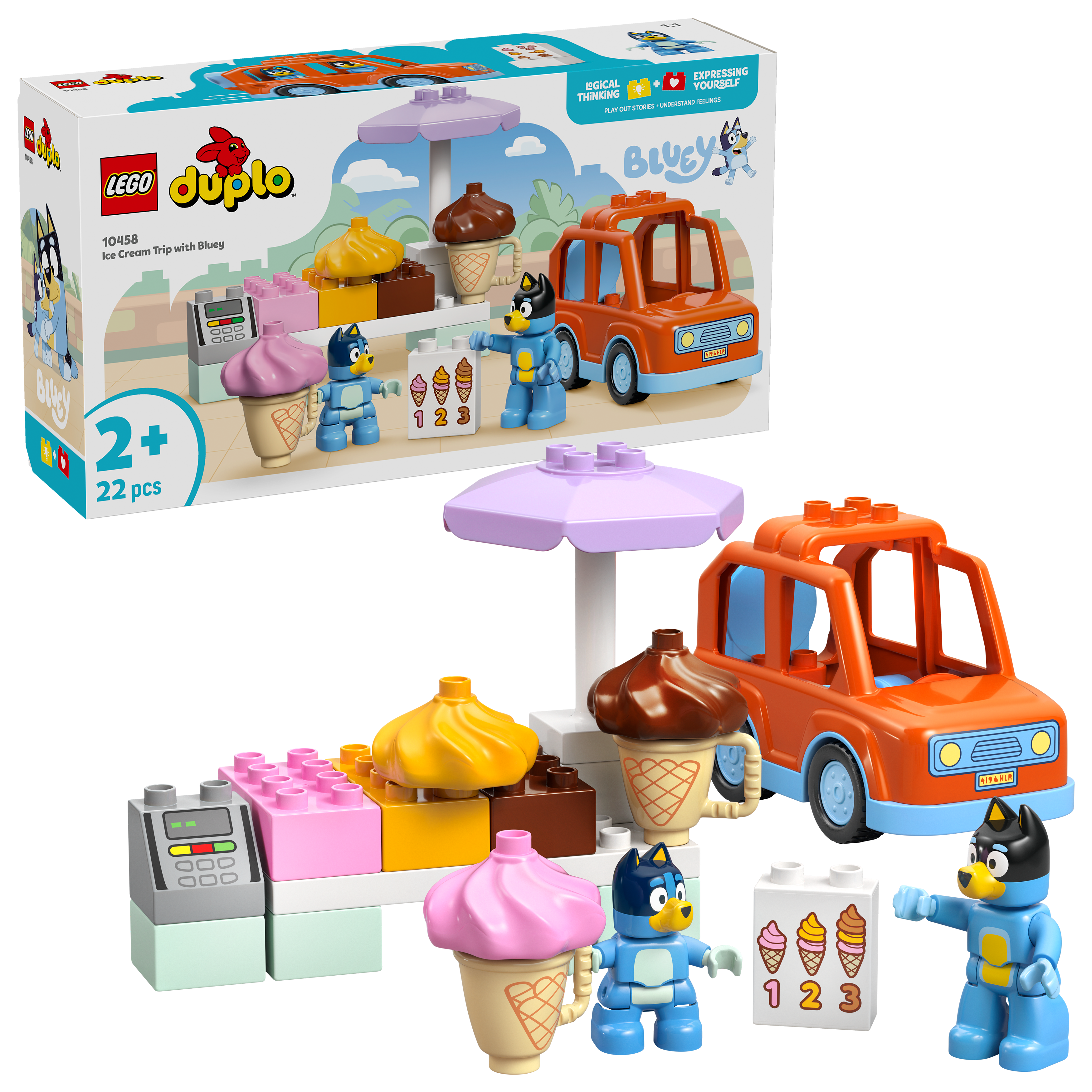 Lego 10458 Ice Cream Trip with Bluey