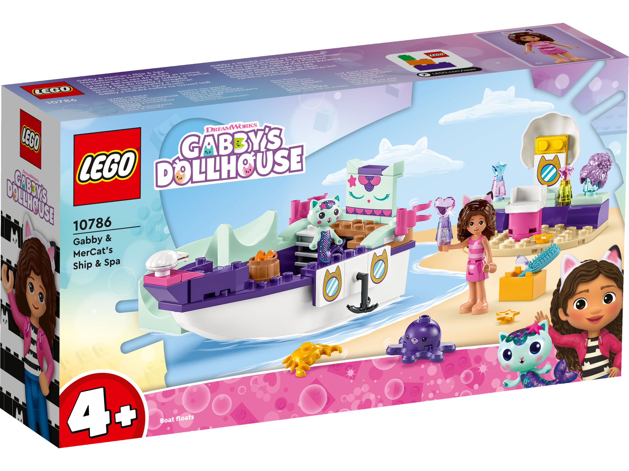 Lego 10786 Gabby & MerCats Ship & S