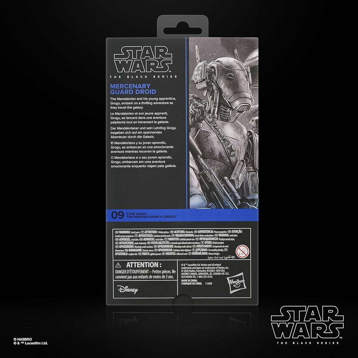 Star Wars Black Series Mercernary Guard Droid 6" Action Figure