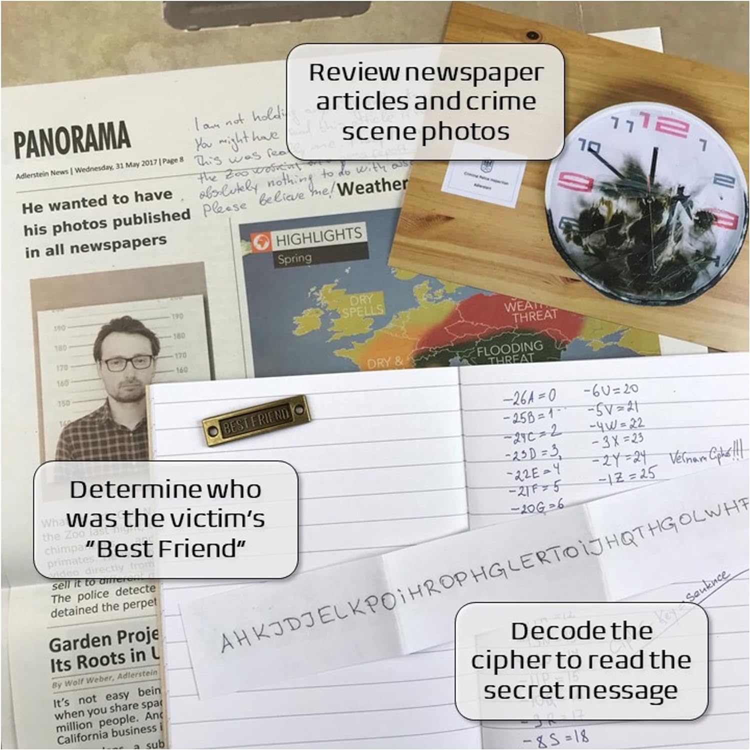 Murder Mystery Case: Fire in Adlerstein Murder Mys