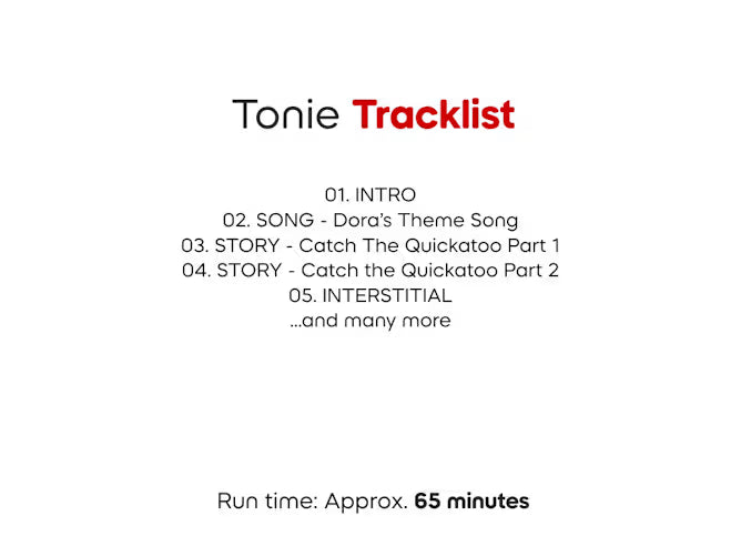 Tonies Audio Character - Dora the Explorer
