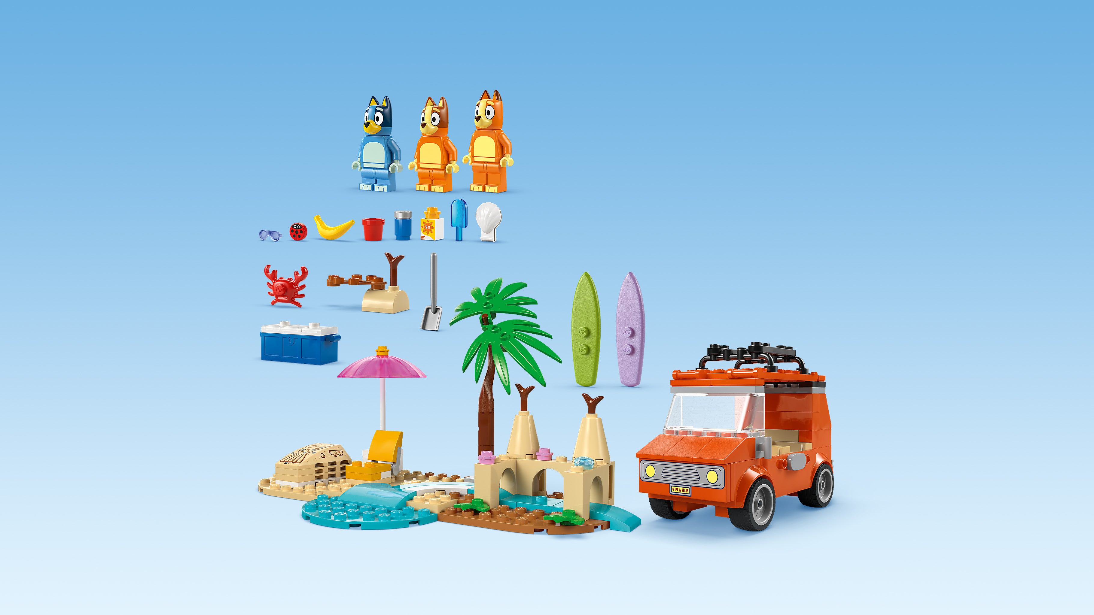 Lego 11202 Blueys Beach & Family Car