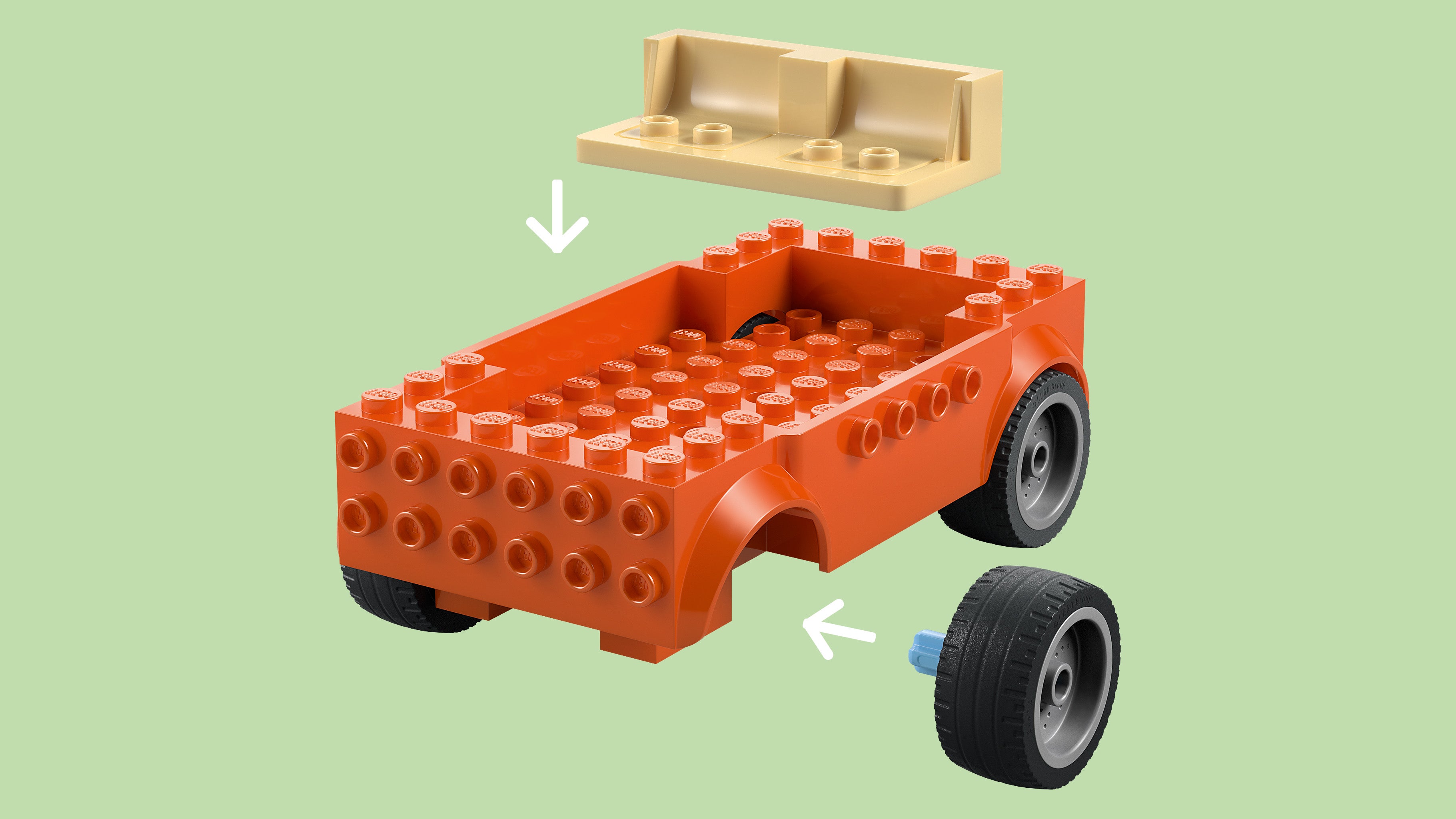 Lego 11202 Blueys Beach & Family Car