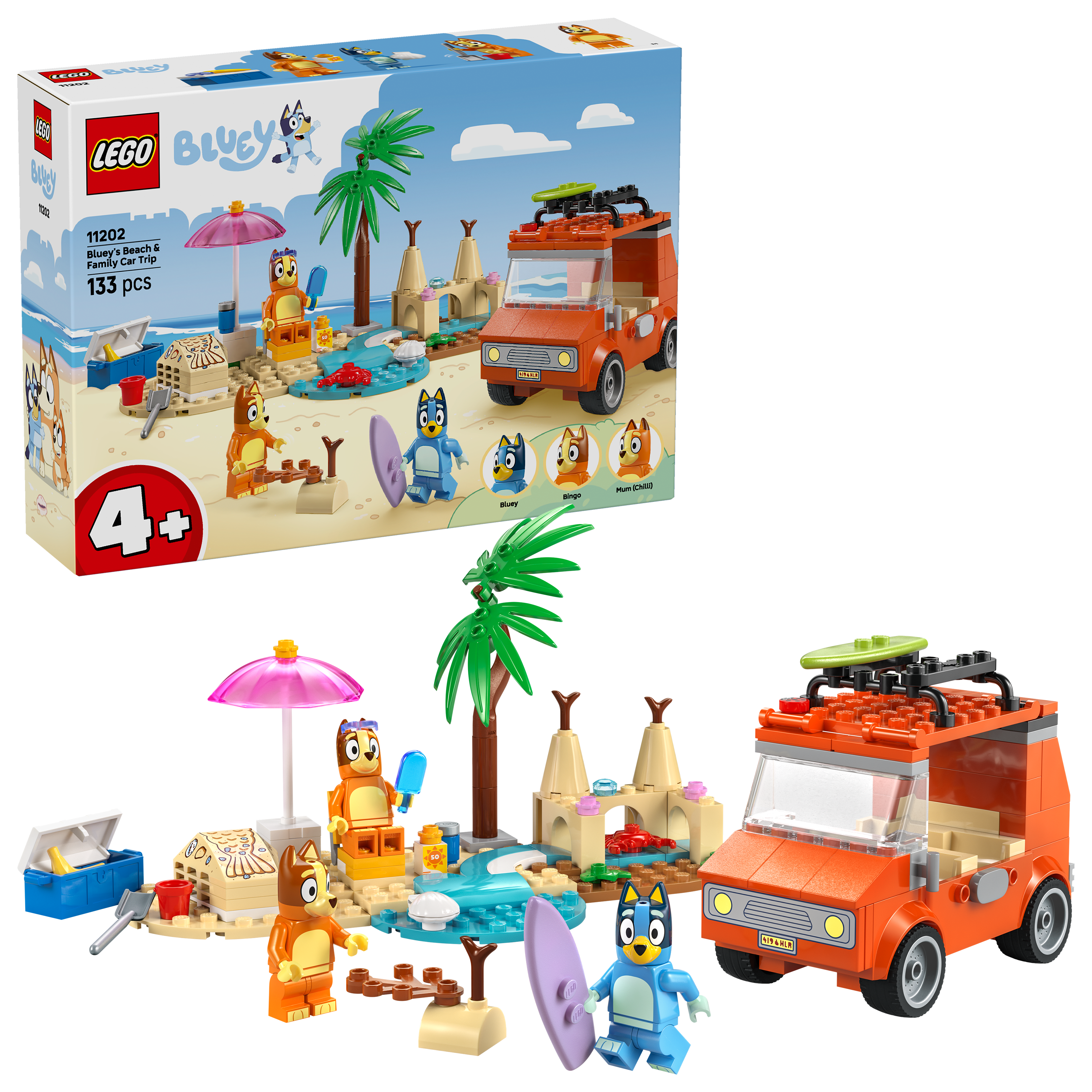 Lego 11202 Blueys Beach & Family Car
