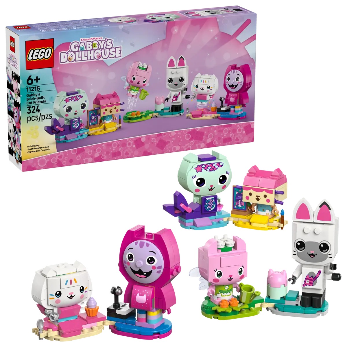 Lego 11215 Gabbys Brick-Built Cat Friends
