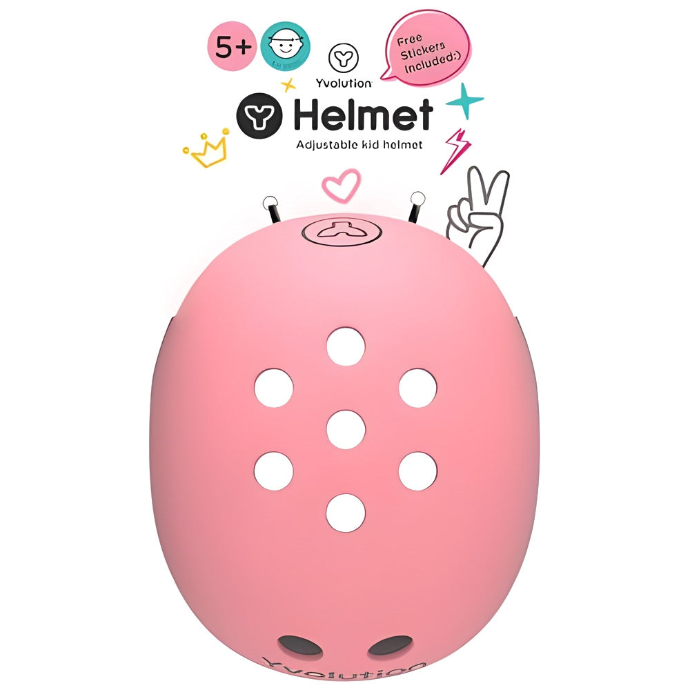 Yvolution Helmet Small Pink
