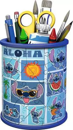 Ravensburger Disney Stitch 3D Pencil Holder 54 Piece Jigsaw Puzzle