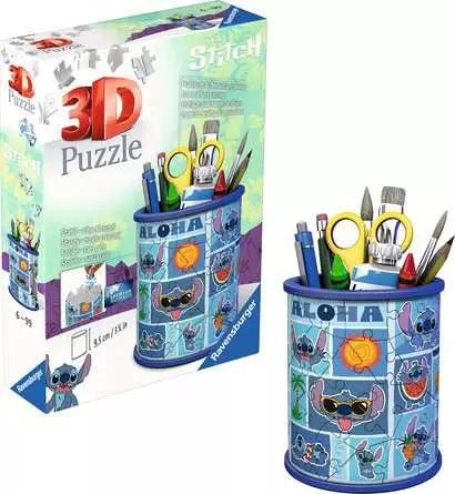 Ravensburger Disney Stitch 3D Pencil Holder 54 Piece Jigsaw Puzzle