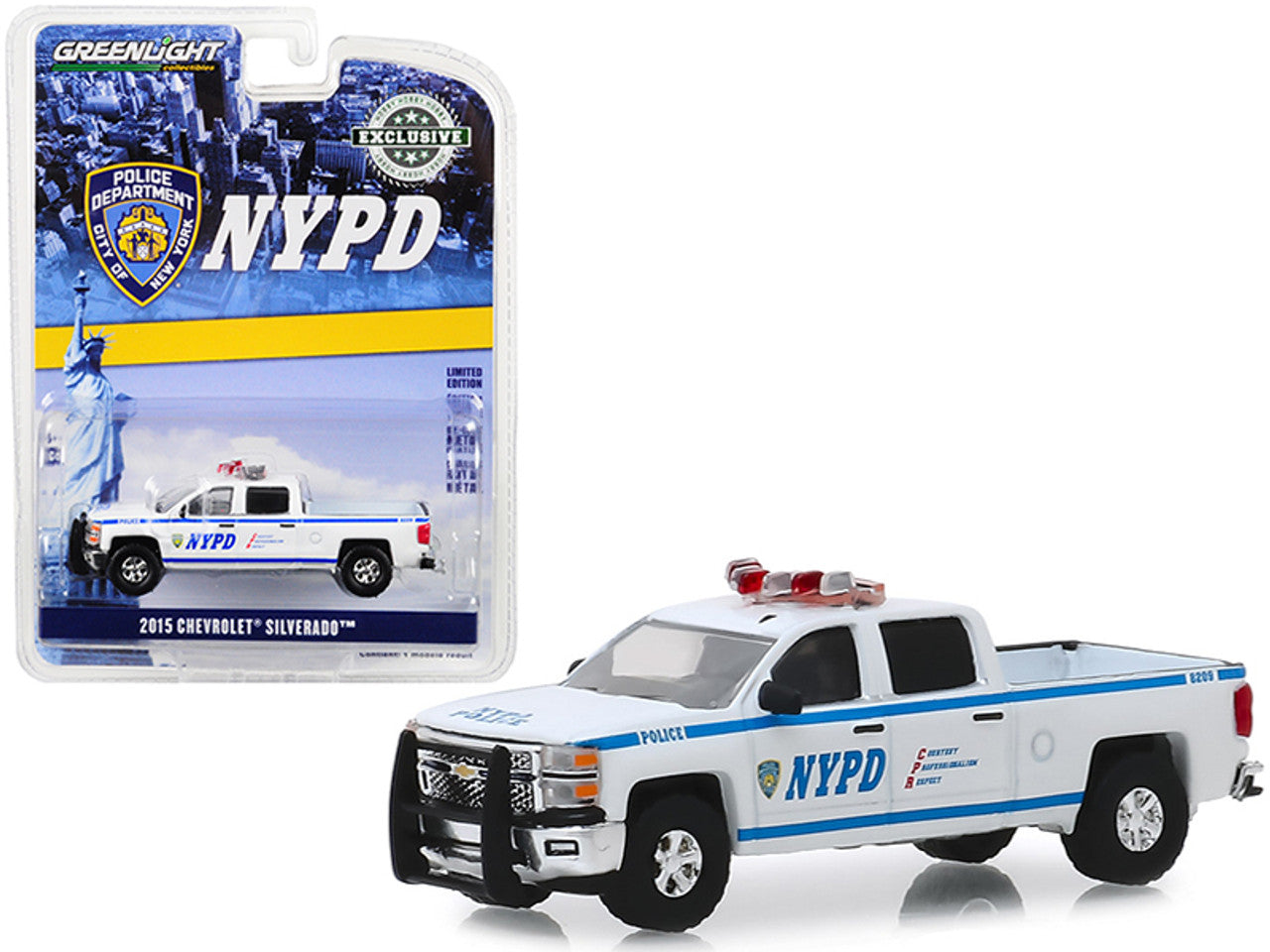 Chevrolet Silverado 2015 NYPD 1:64 Scale Die Cast