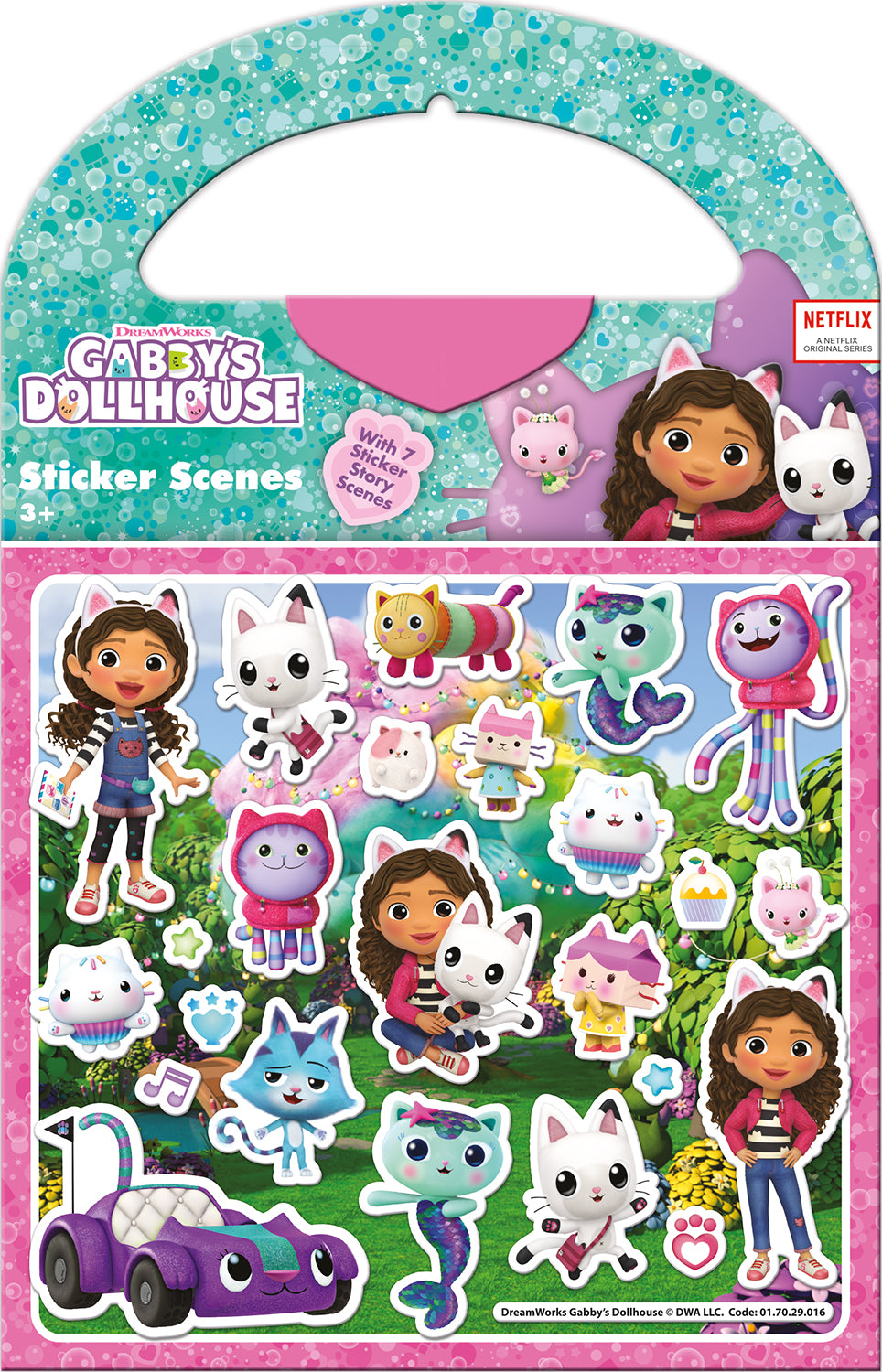 Gabbys Dollhouse Sticker Scene Set