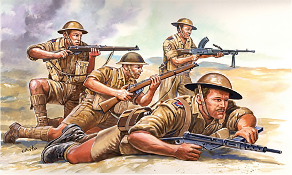 Italeri British 8th Army 1:72 Scale Model Figures