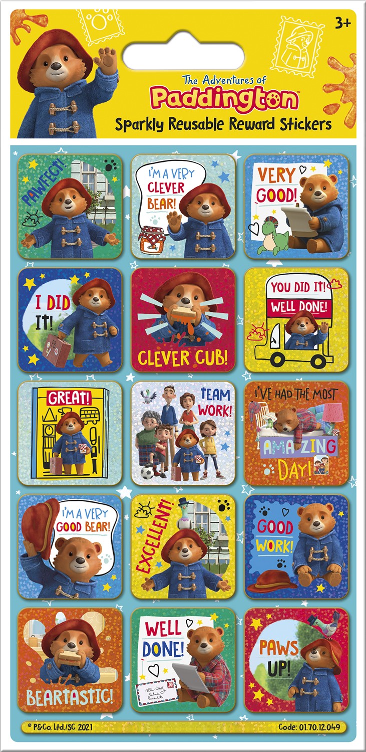 The Adventures of Paddington Reward Stickers