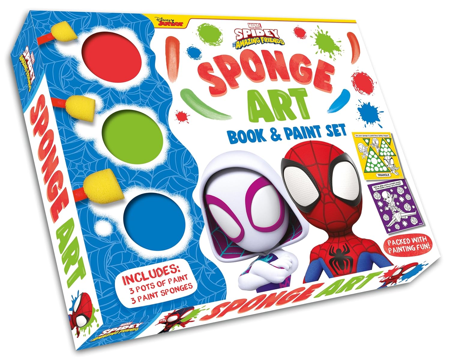 Spidey & Friends Sponge Art Book & Paint Set