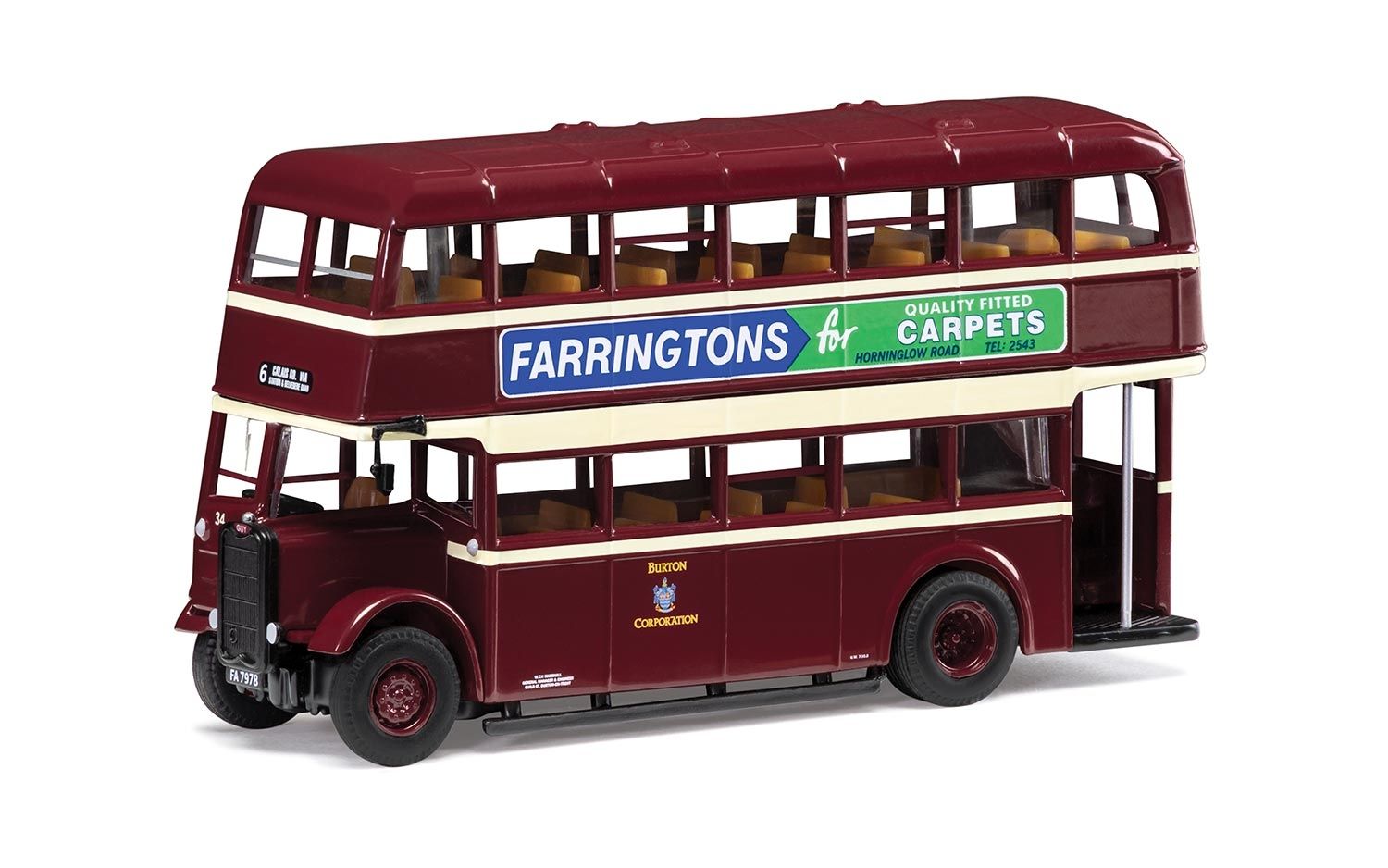 Corgi Omnibus Gut Arab II Burton Corporation 1:76 Scale Model