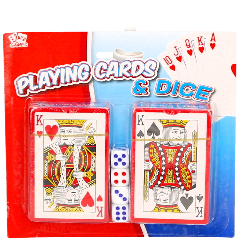 Playing Cards & Dice Set