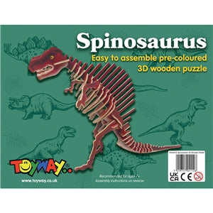 Easy to Assemble Spinosaurus 3D Wooden Puzzle