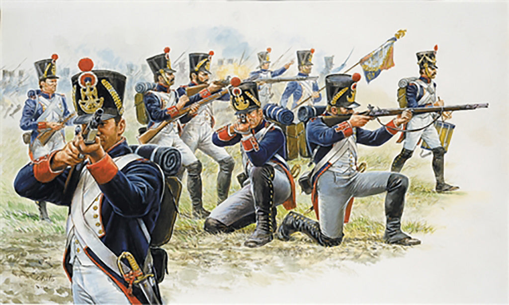 Italeri French Line Infantry Napoleonic Wars 1:72 Scale Model Figures