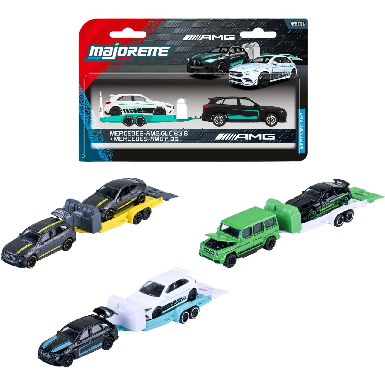 Majorette Mercedes AMG Deluxe Trailer Assortment