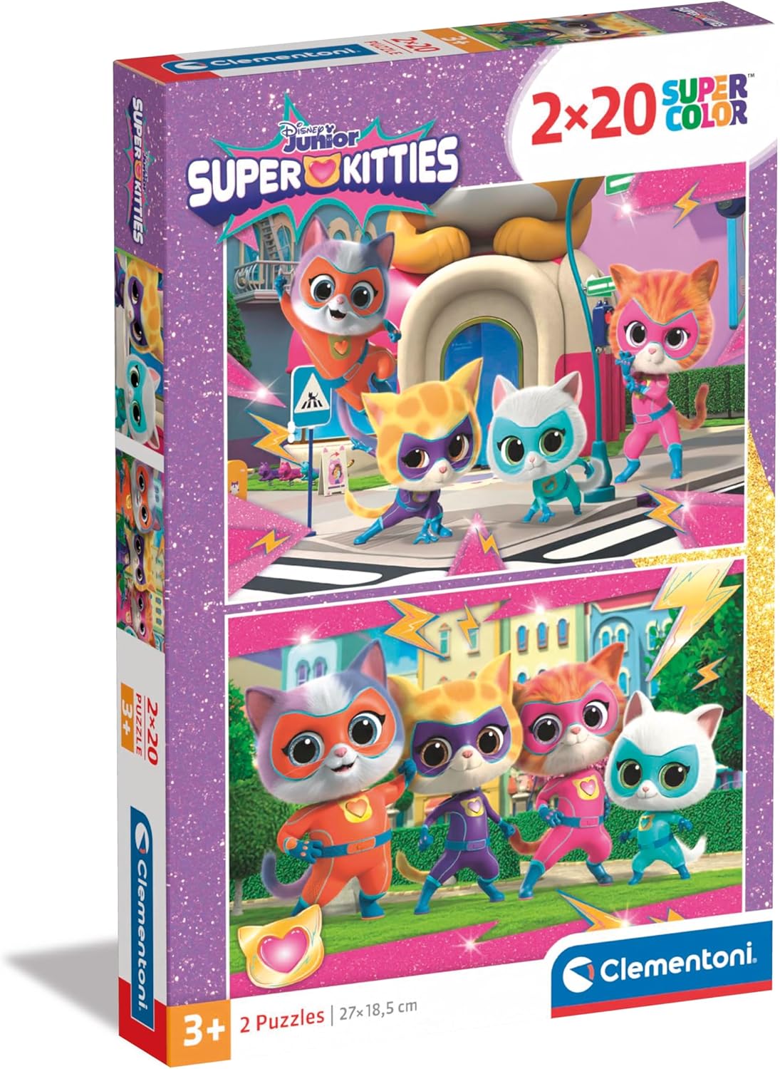 Clementoni SuperKitties 2 x 20 Piece Puzzle