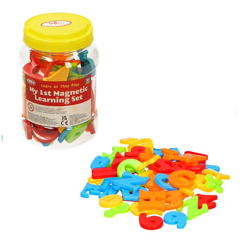 Magnetic Letters 58 Piece Tub
