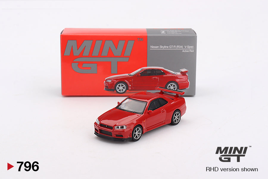 Mini GT Nissan Skyline GT-R R34 1:64 Scale