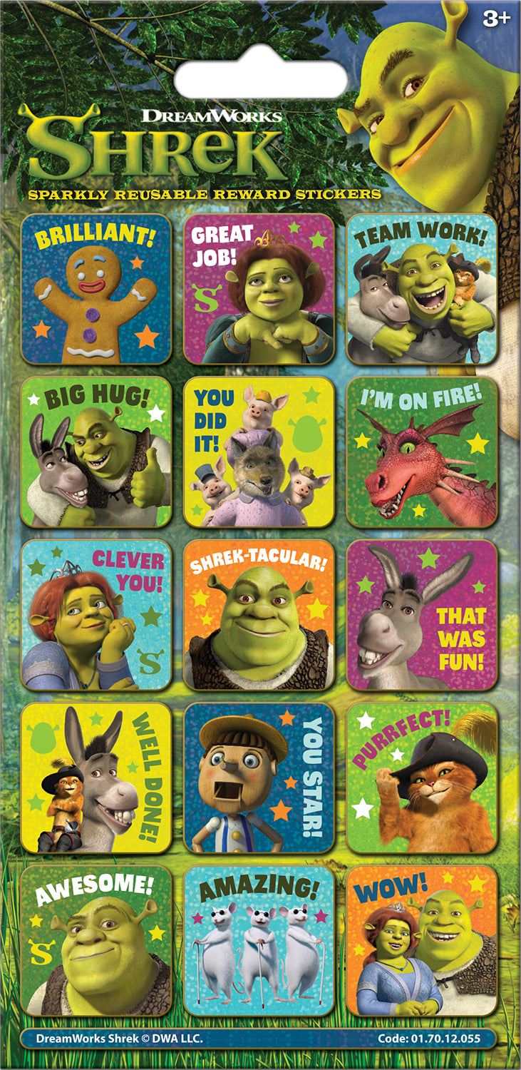 Dreamworks Shrek Reward Stickers