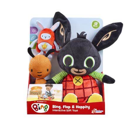 Bing: Interactive Bing & Flop & Hoppity Plush