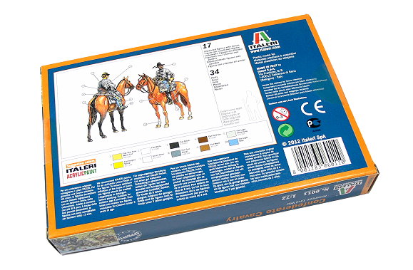 Italeri Confederate Cavalry American Civil War 1:72 Scale Model Figures