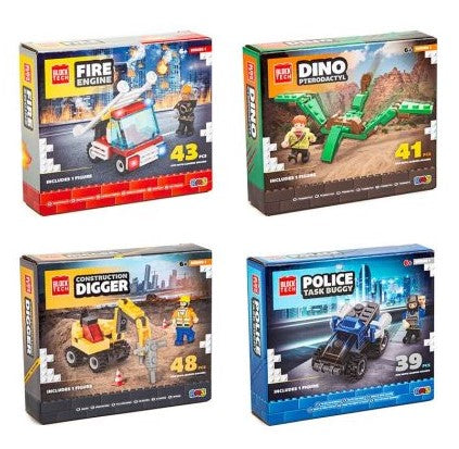 Block Tech Mini Action Construction Playsets