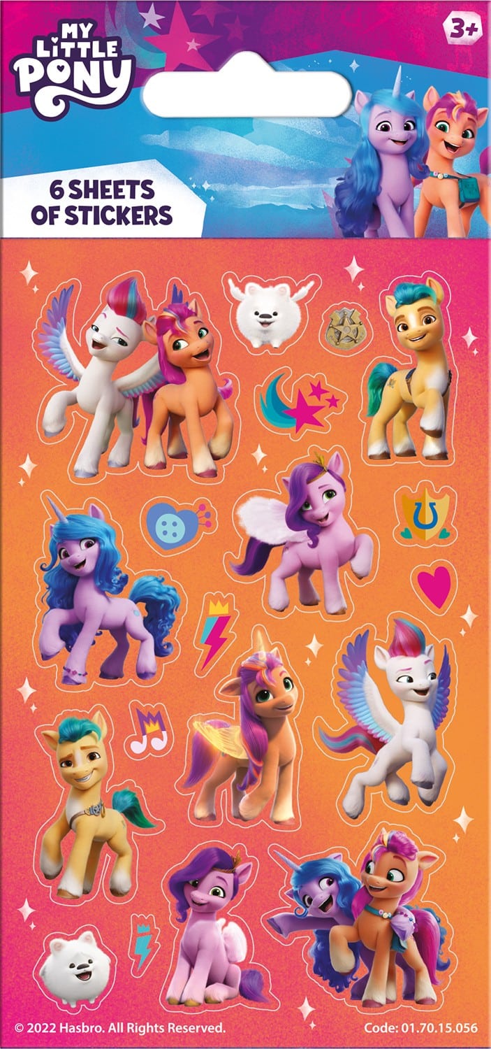My Little Pony 6 Sheet Sticker Pack