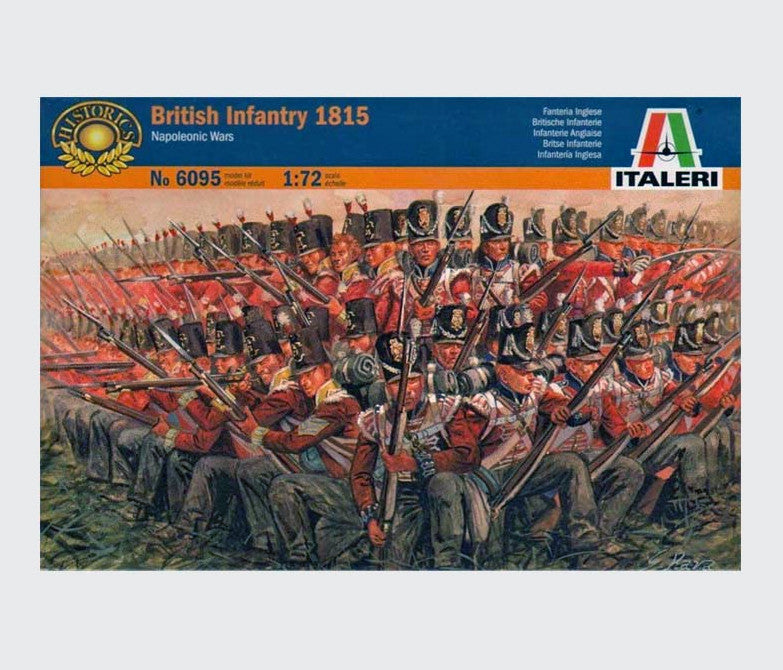 Italeri Napoleonic Wars British Infantry 1:72 Scale Model Figures