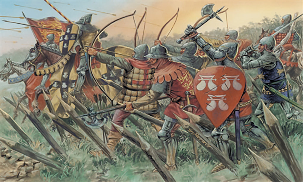 Italeri English Knights & Archers 100 years War 1:72 Scale Model Figures