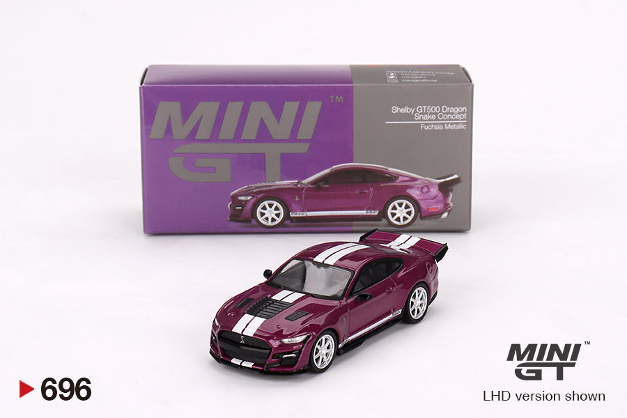 Mini GT Shelby GT500 Dragon Snake Concept - Fuchsia Metallic 1:64 Scale
