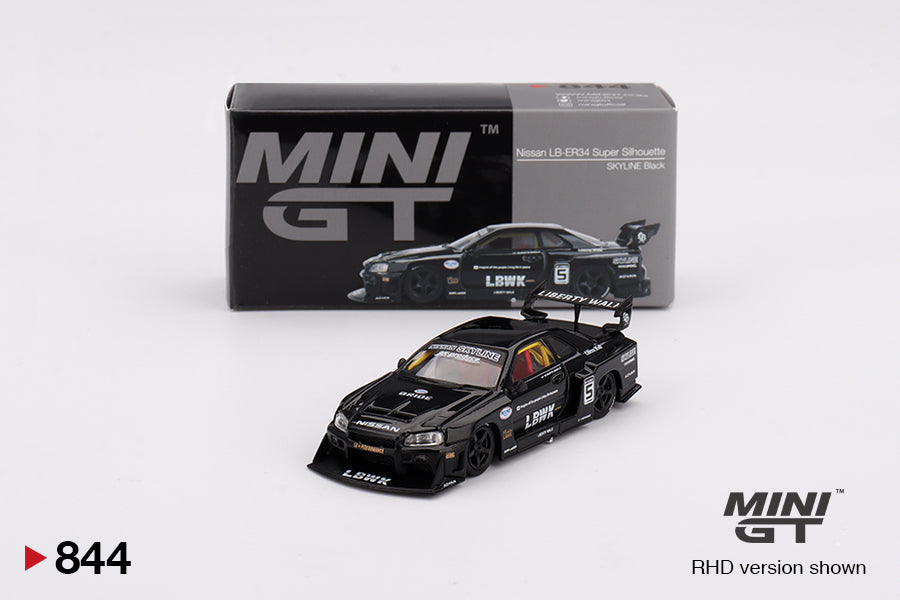 Mini GT Nissan LB-ER34 Super Silhoutette1:64 Scale