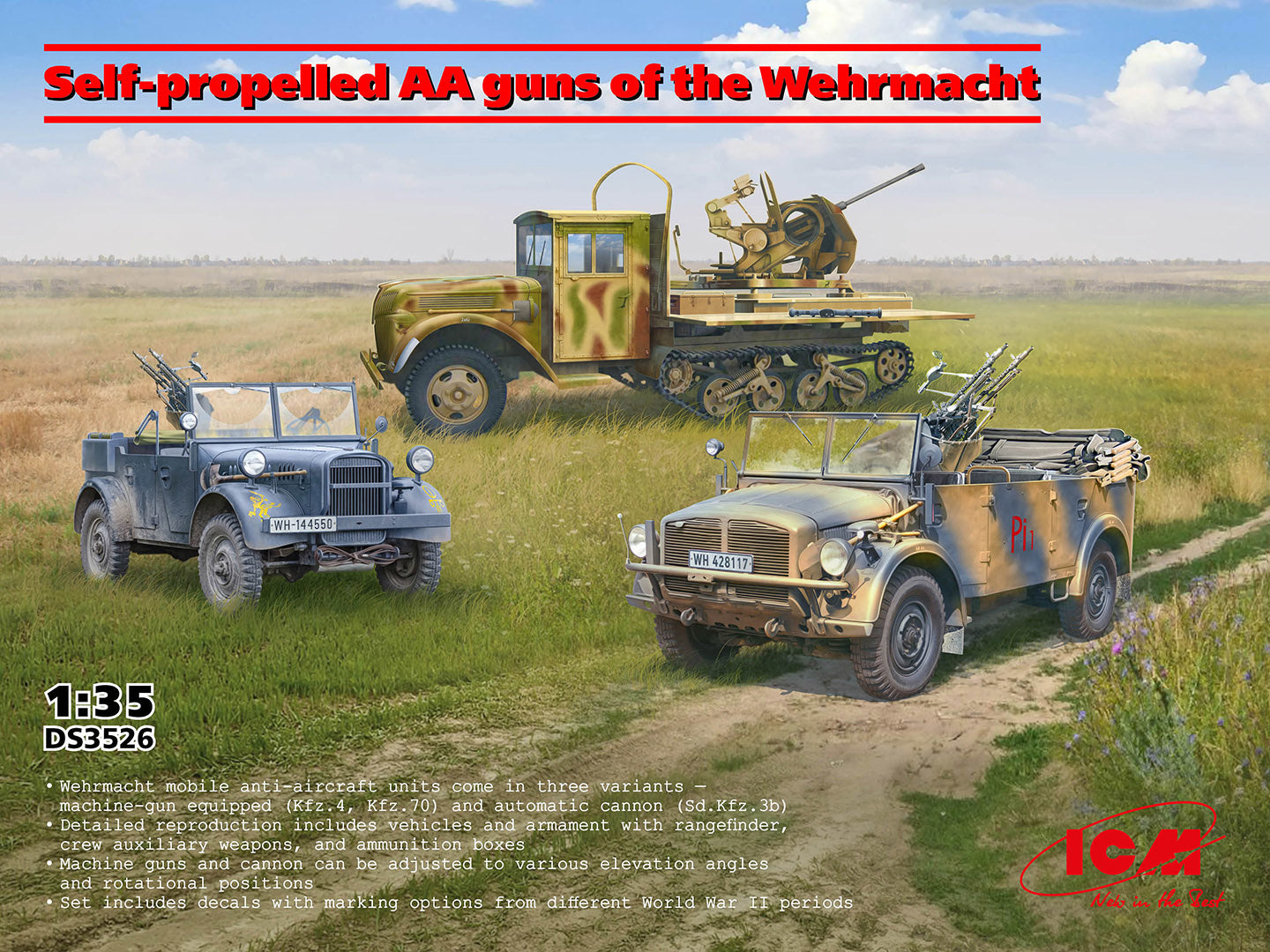 Wehrmacht Self Propelled AA Vehicles 1:35 Kit