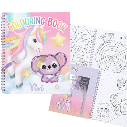 Ylvi Colouring Book With Unicorn