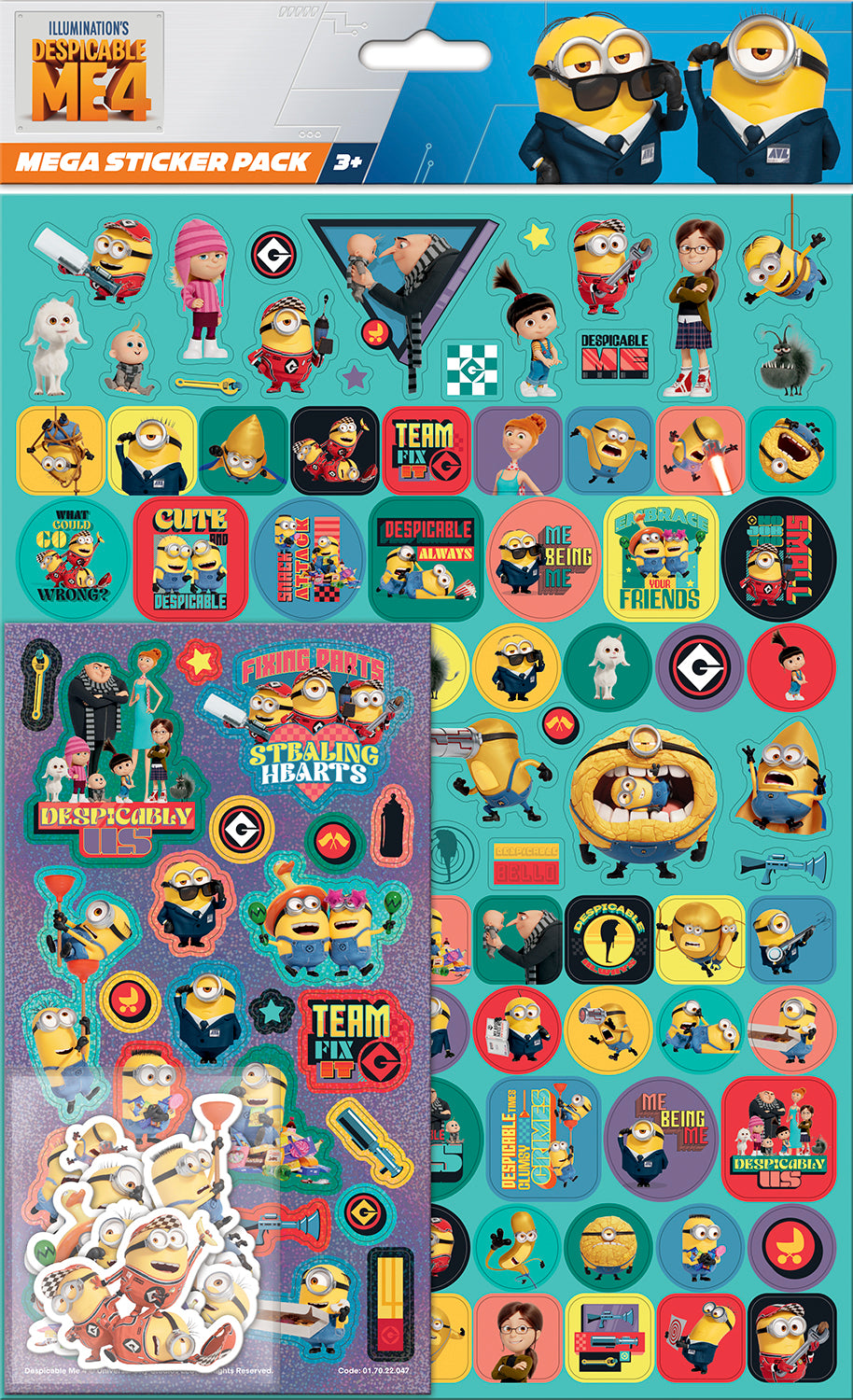 Despicable Me 4 Mega Sticker Pack