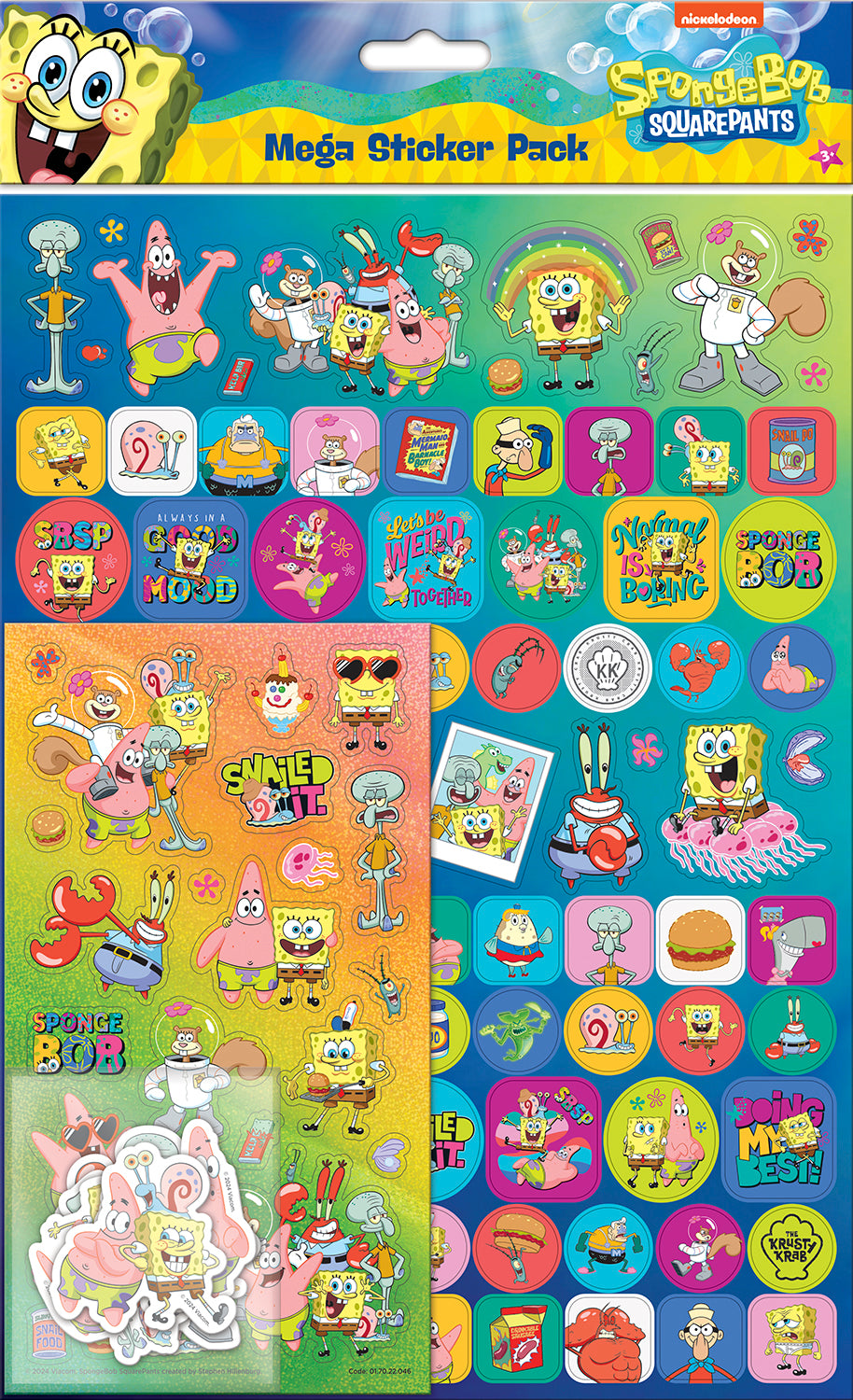 SpongeBob Squarepants Mega Sticker Pack