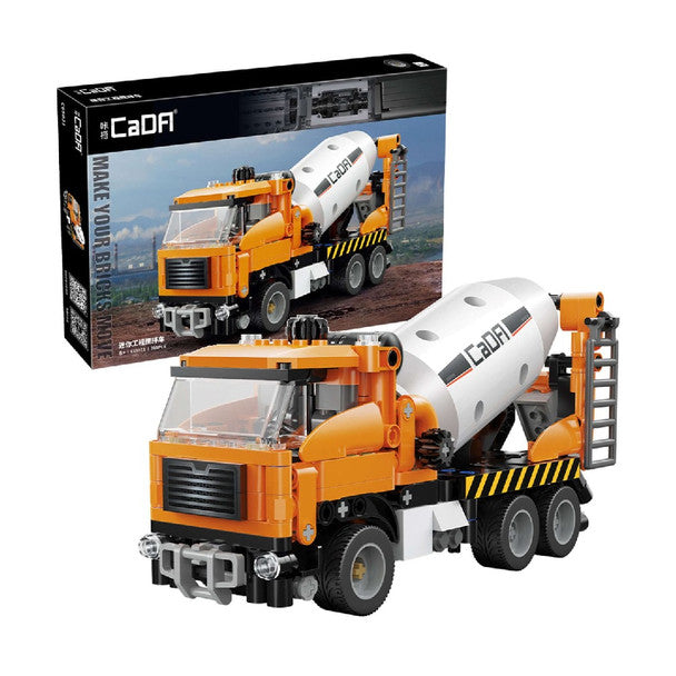 Cada Mini Engineering Mixer Truck Construction Set