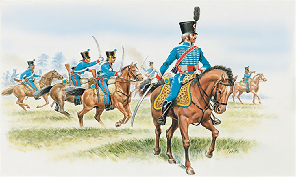 Italeri French Hussars 1:72 Scale Model Figures