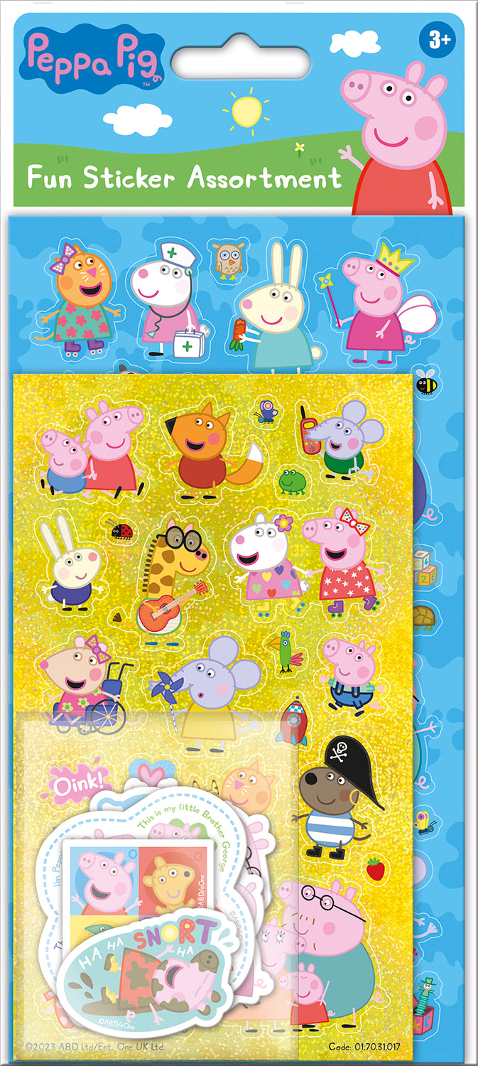 Peppa Pig Fun Sticker Assortment Pack