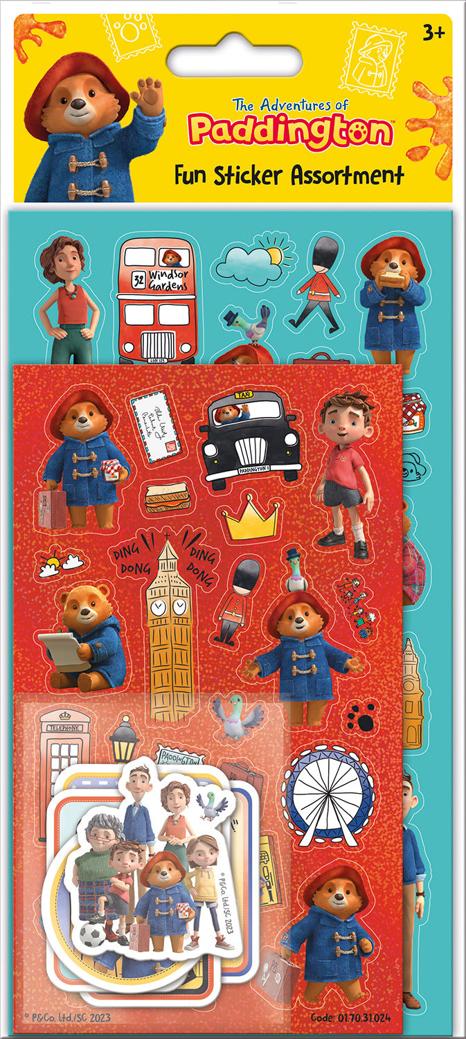 Paddington Bear Fun Sticker Assortment Pack
