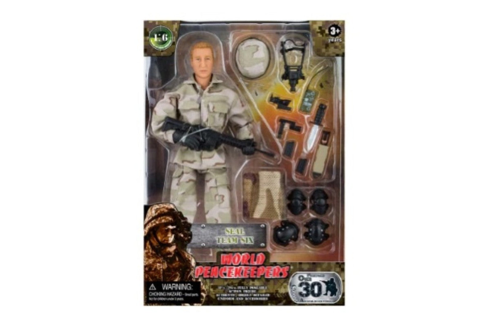 World Peacekeepers Seat Team Six 30cm Figure