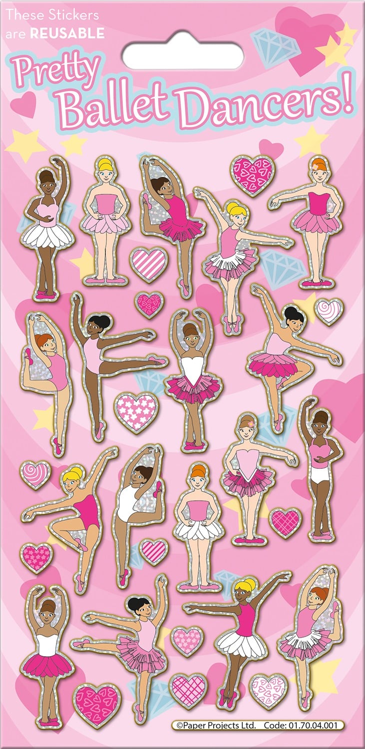 Ballet Dancers Sparkle Stickers