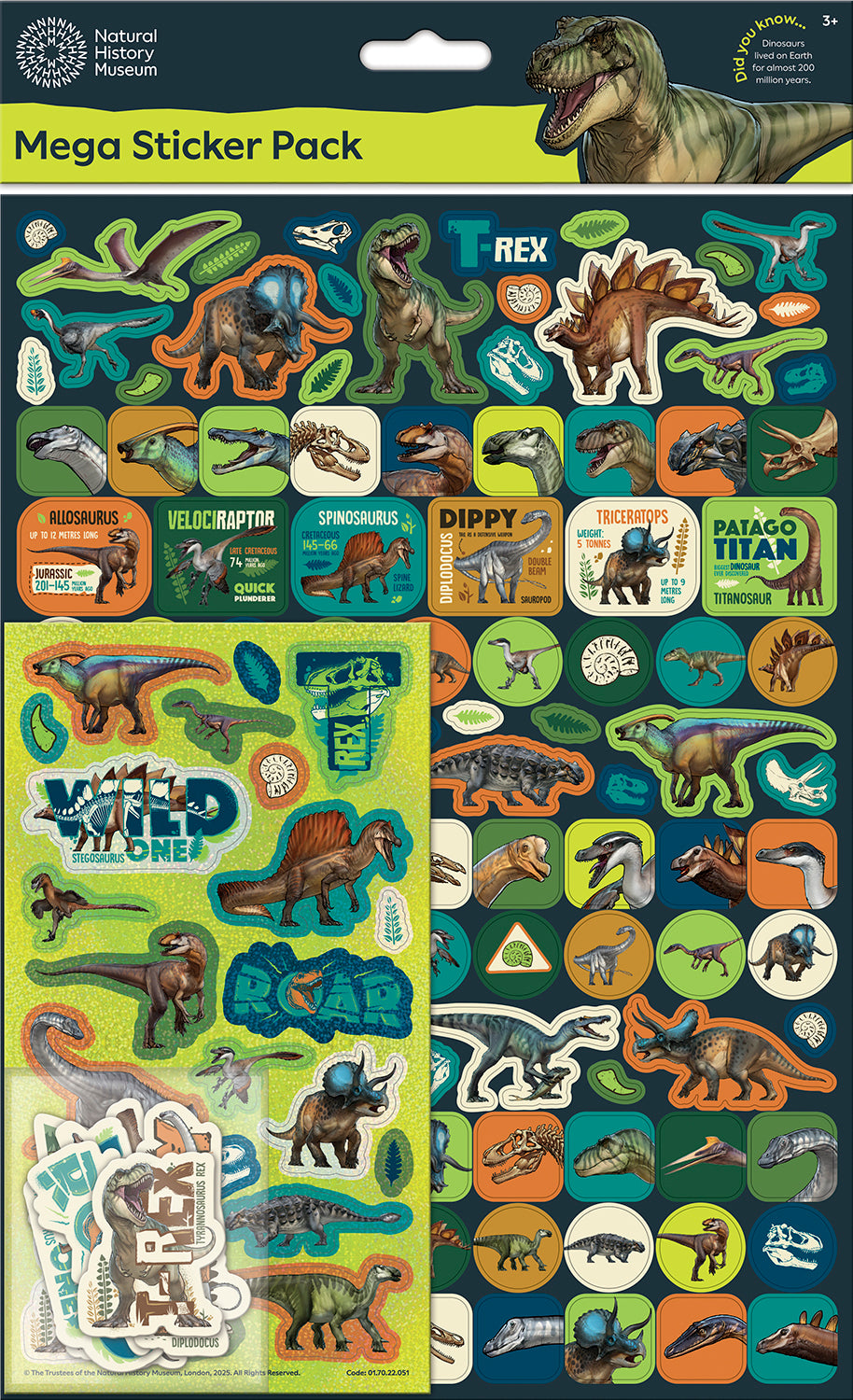 Dinosaurs Mega Sticker Pack