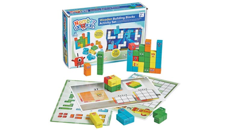 Numberblocks Wooden Building Blocks Activity Set
