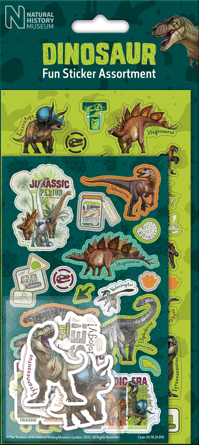 Dinosaur Fun Sticker Assortment Pack