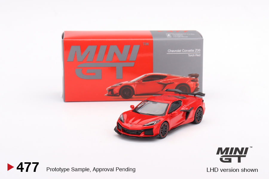 Mini GT Chevy Corvette Z06 -Red 1:64 Die Cast