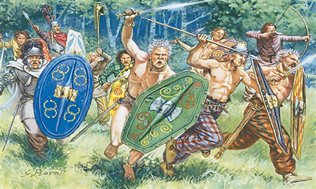 Italeri Gaul Warriors 1st-2nd Century BC 1:72 Scale Model Figures